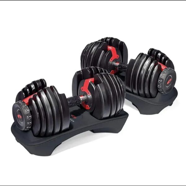 ADJUSTABLE DUMBELL SET 55lbs